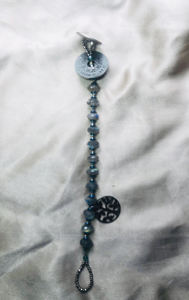 Labradorite with Blessing Ring and Tree of Life Bracelet-SugarJewlz Handmade Jewelry