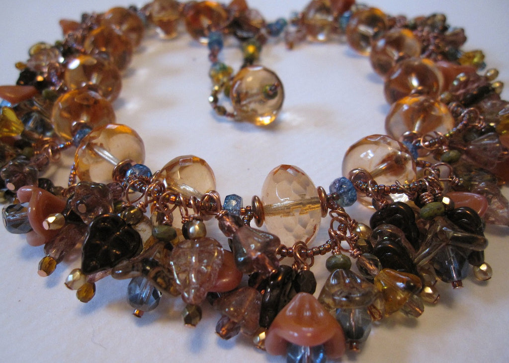 Glass Collar-SugarJewlz Handmade Jewelry
